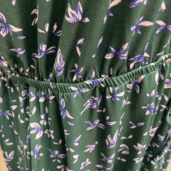 Gilli Green and Blue Floral Dress Womens M New Spring Summer Style#D17155H - Picture 6 of 16